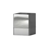 Marie Dumas Parson Stainless Steel Boutique Tissue Box