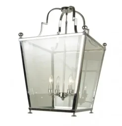 Marie Dumas Pasadena Chrome Lantern