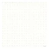 Marie Dumas Paviot White & Silver Cosmos Dinner Napkins