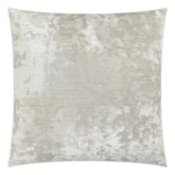 Marie Dumas Pearl Crushed Velvet Pillow