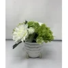 Marie Dumas Peony White & Green Small Arrangement