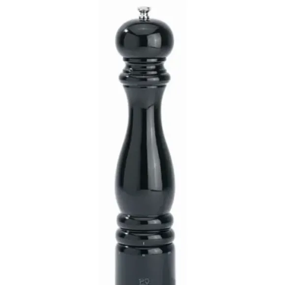 Marie Dumas Peugeot U'Select Wood Pepper Mill Black Lacquer