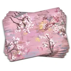 Marie Dumas Pimpernel Emerging Placemats Set of 4