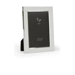 Marie Dumas Plain Beveled Silver 4x6 Frame