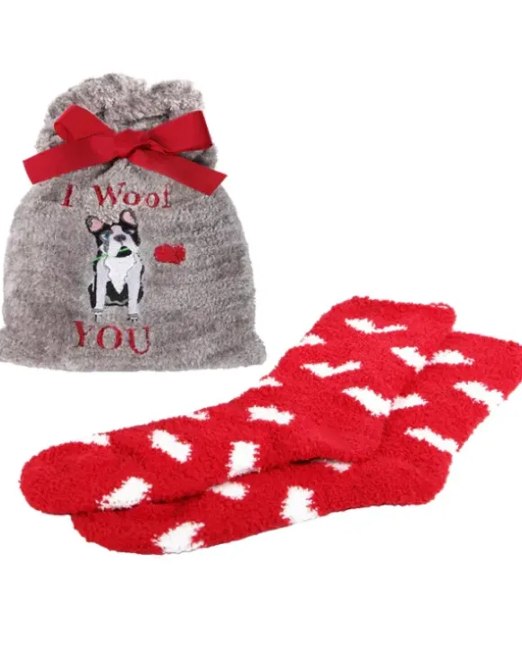 Marie Dumas "I Woof You" Socks Gift Set
