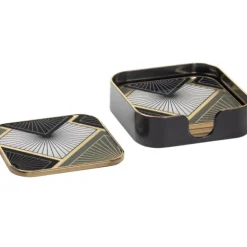 Marie Dumas Radiant Square Coasters - Set of Four