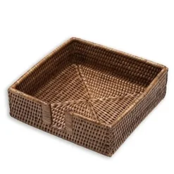 Marie Dumas Rattan Luncheon Napkin Holder