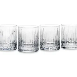 Marie Dumas Reed & Barton Soho Crystal DOF Glasses Set of 4