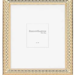 Marie Dumas Reed & Barton Watchband Satin Gold 8x10 Frame
