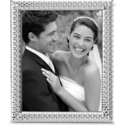 Marie Dumas Reed & Barton Watchband Silver 8x10 Frame