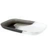 Marie Dumas Resin Grey & White Oblong Platter