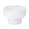 Marie Dumas Resin White Mini Pedestal Bowl