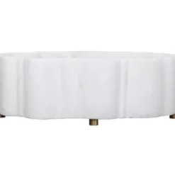 Marie Dumas Ripplecove Cachepot - Marble