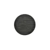Marie Dumas Round Basketweave Black Placemat