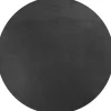 Marie Dumas Round Black Leather Placemat