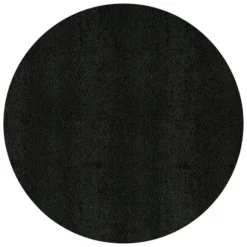 Marie Dumas Round Black Lizard Placemat