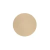 Marie Dumas Round Champagne Leather Placemat