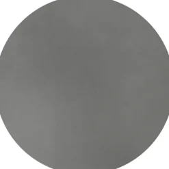 Marie Dumas Round Charcoal Leather Placemat