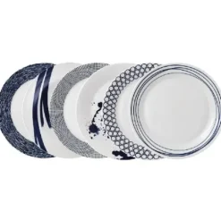 Marie Dumas Royal Doulton Pacific Set of 6 Dinner Plates