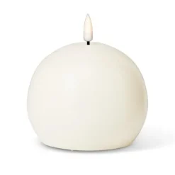 Marie Dumas Sand Flameless LED 4" Ball Candle