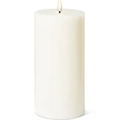 Marie Dumas Sand Flameless LED 4x8 Pillar Candle