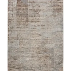 Marie Dumas Satya Grey & Brown Rug 3 x 5"