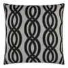 Marie Dumas Sea Shell Outdoor Square Black Pillow