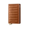 Marie Dumas Secrid Emboss Lines Cognac Slimwallet