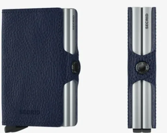Marie Dumas Secrid Twinwallet - Vegan Navy Silver