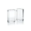 Marie Dumas Set of 2 Clear Crystal Bookends