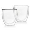 Marie Dumas Set of 2 Double Wall Coffee Mugs