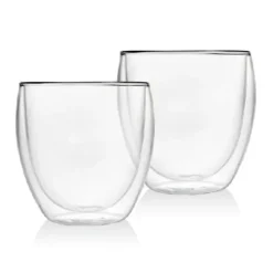 Marie Dumas Set of 2 Double Wall Coffee Mugs