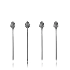 Marie Dumas Set of 4 Gunmetal Cocktail Picks
