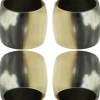 Marie Dumas Set of 4 Horn Napkin Rings