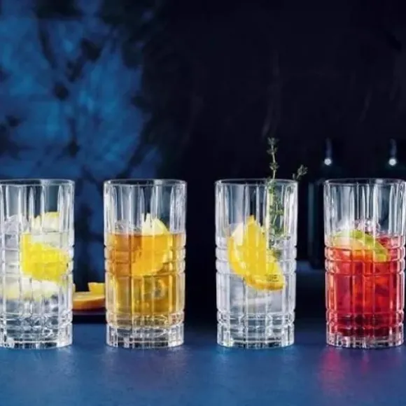 Marie Dumas Set of 4 Square Longdrink Glasses
