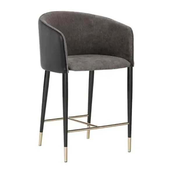 Marie Dumas Shera Grey Barstool