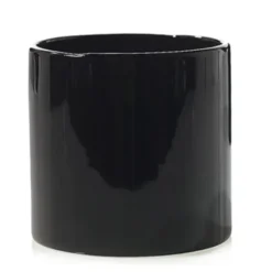 Marie Dumas Shiny Black Cylinder Planter
