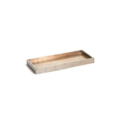Marie Dumas Short Gold and Silver Serving Tray