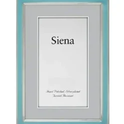Marie Dumas Siena Enamel Light Blue 5x7 Frame