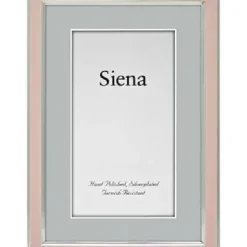 Marie Dumas Siena Enamel Pink 4x6 Frame