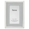 Marie Dumas Siena Enamel White 4x6 Frame
