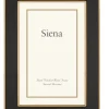 Marie Dumas Siena Lizard Black 5x7 Gold Frame