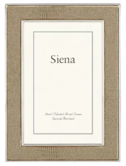 Marie Dumas Siena Lizard Tan 4x6 Frame