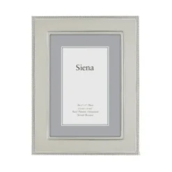 Marie Dumas Siena Plain Pearl 4x6 Frame