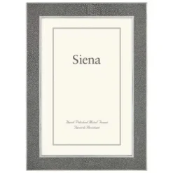 Marie Dumas Siena Shagreen Gray 5x7 Frame