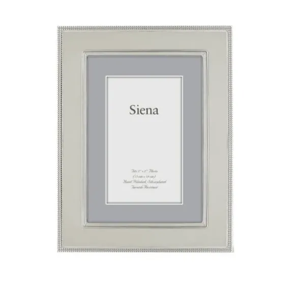 Marie Dumas Siena Silver Bead 4x6 Frame