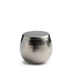 Marie Dumas Silver Brass Cotton Jar