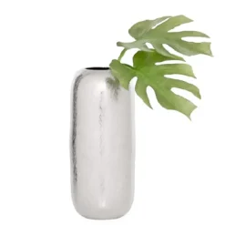 Marie Dumas Silver Etched Vase - Large