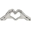 Marie Dumas Silver Love Hand Gesture