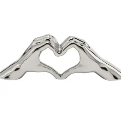 Marie Dumas Silver Love Hand Gesture